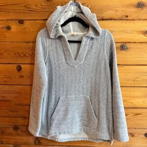 Faherty Seabrook Whitewater Hoodie Size Medium Textured French Terry